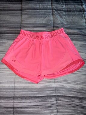 Under Armour Neon Pink Women's Athletic Shorts